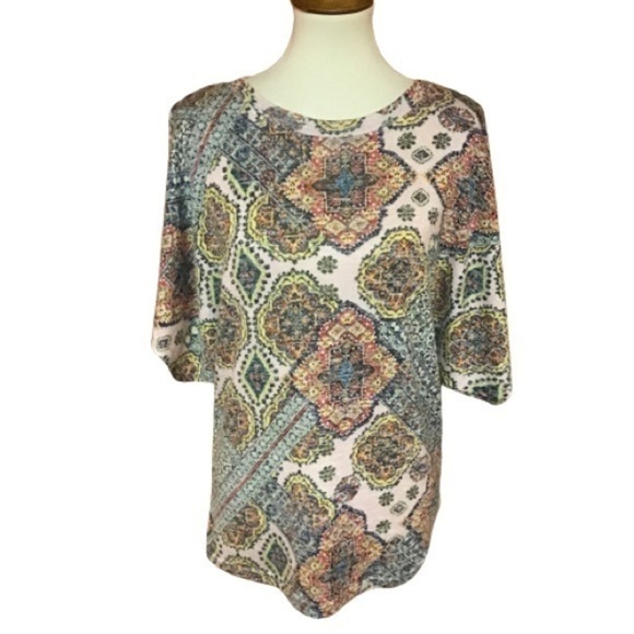 Ivy Jane tapestry slouchy knit top - Picture 1 of 8